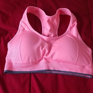 Sports bra. Peach color.